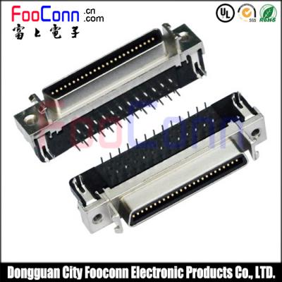 SCSI 50P female connector with right angle Dip to PCB
